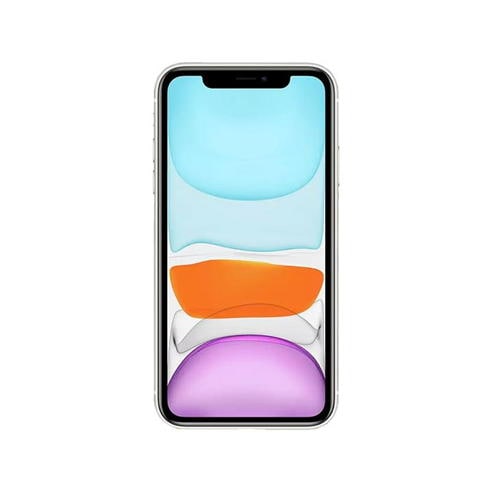 Apple - iPhone 11 64GB White - Refurbished