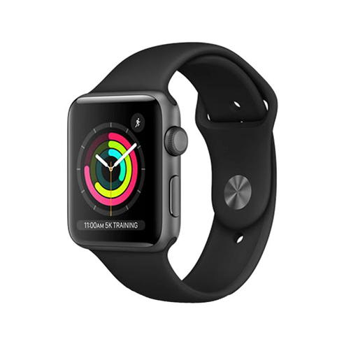 Apple - Watch Series 3 42mm GPS Space Grey - Refurbished