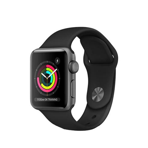 Apple - Watch Series 3 38mm GPS Space Grey - Refurbished