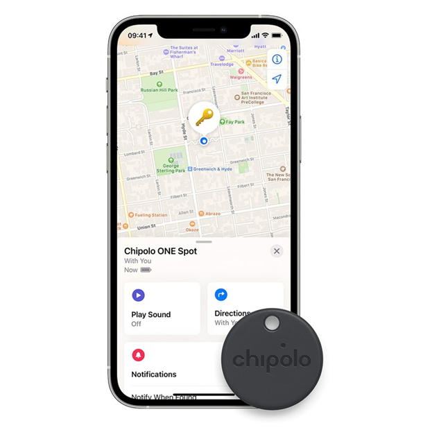 Electronics - Chipolo - Chipolo ONE Spot (4 pack) For iPhone/Android