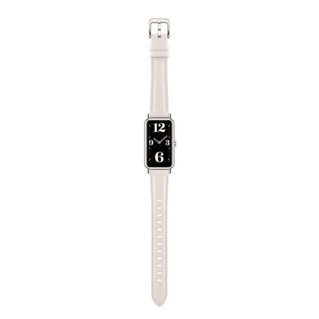Electronics - Huawei - HUAWEI WATCH FIT mini Gold- Frosty White Strap