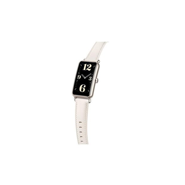 Electronics - Huawei - HUAWEI WATCH FIT mini Gold- Frosty White Strap