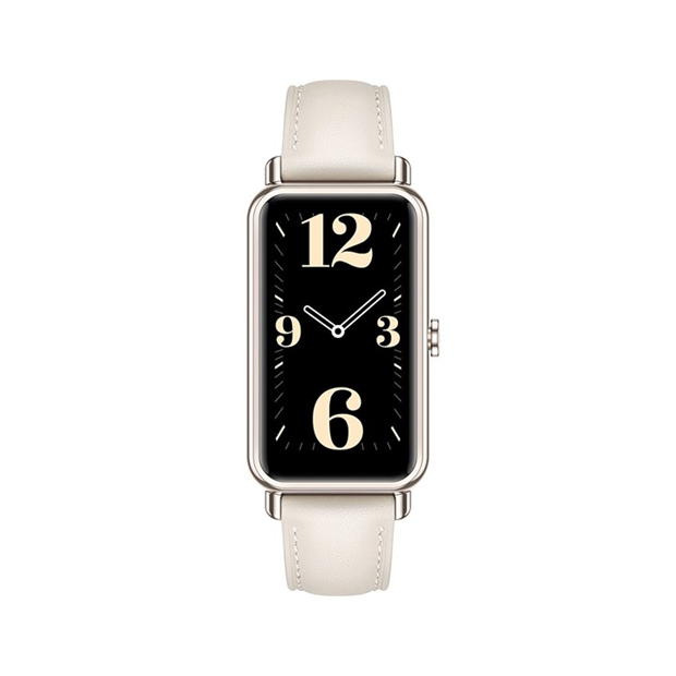 Electronics - Huawei - HUAWEI WATCH FIT mini Gold- Frosty White Strap