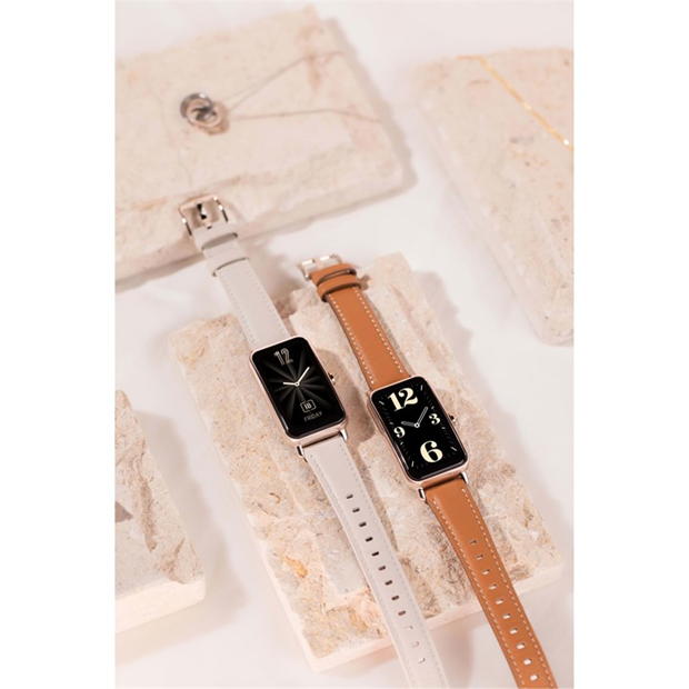 Electronics - Huawei - HUAWEI WATCH FIT mini Gold- Frosty White Strap