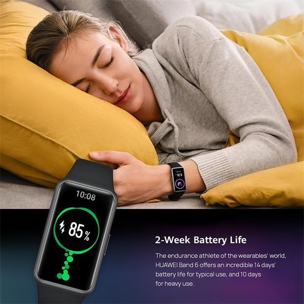 Electronics - Huawei - HUAWEI Band 6 Graphite Black