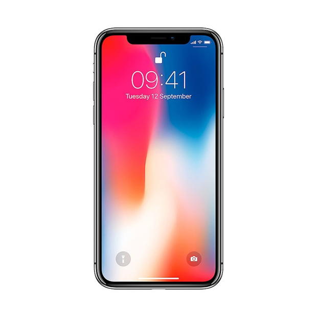 Electronics - Apple - iPhone X 64GB Silver - Refurbished