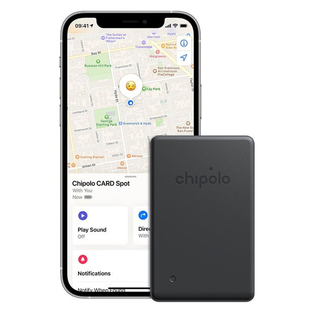 Electronics - Chipolo - Chipolo CARD Spot - For iPhone/Android