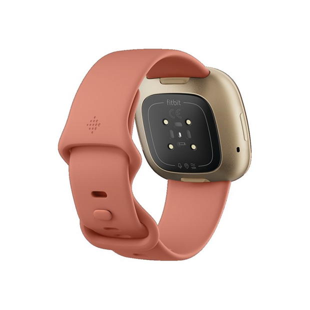 Electronics - Fitbit - FitBit Versa 3 Pink Clay/Soft Gold