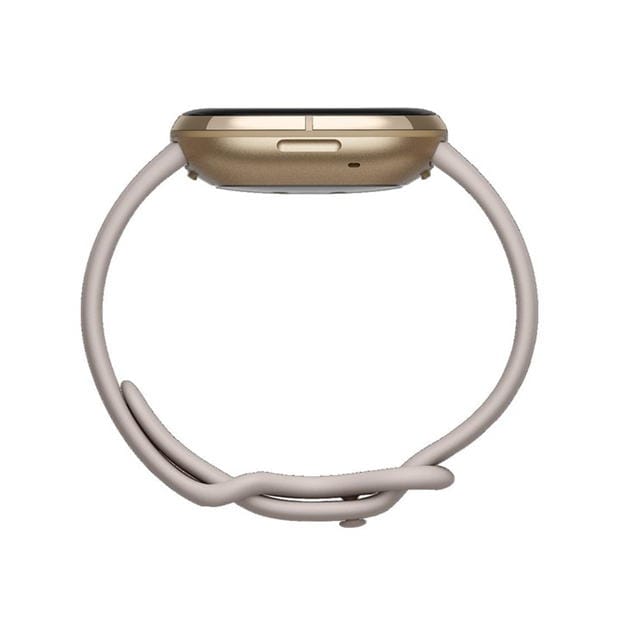 Electronics - Fitbit - FitBit Sense Lunar White/Soft Gold