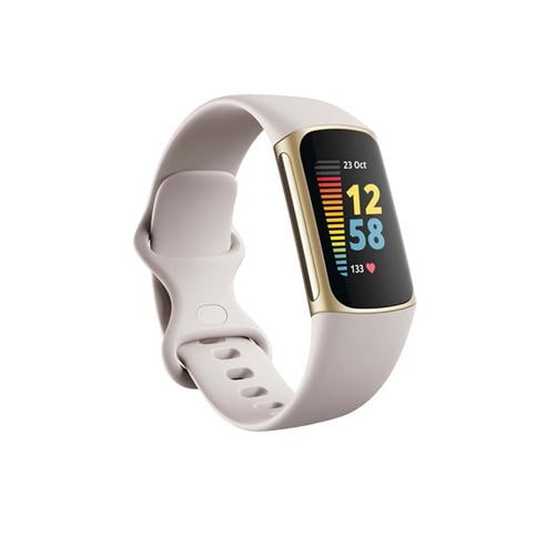 Fitbit - FitBit Charge 5Soft Gold/Lunar White
