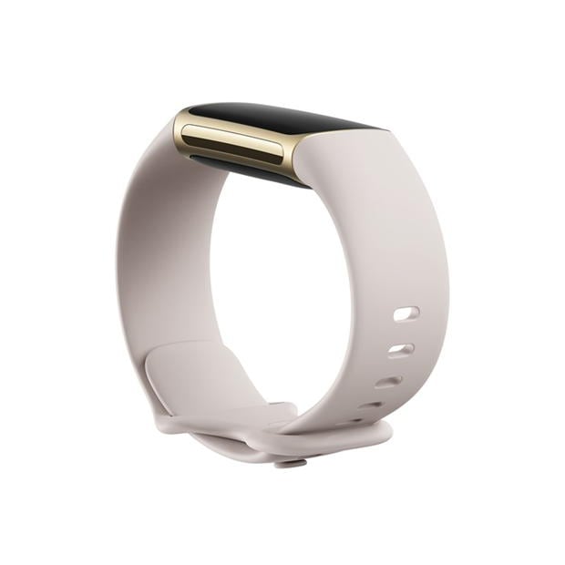 Electronics - Fitbit - FitBit Charge 5,Soft Gold/Lunar White