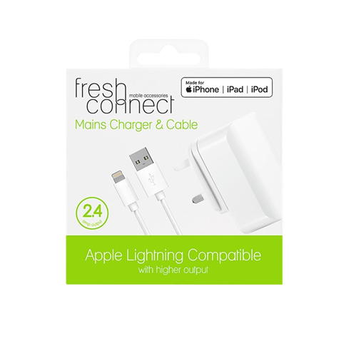 Fresh Connect - Fresh Connect Light Mains 2.4 Amp - White