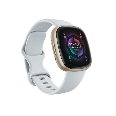Fitbit - Fitbit Sense 2 Smart Watch - Blue Mint & Soft Gold