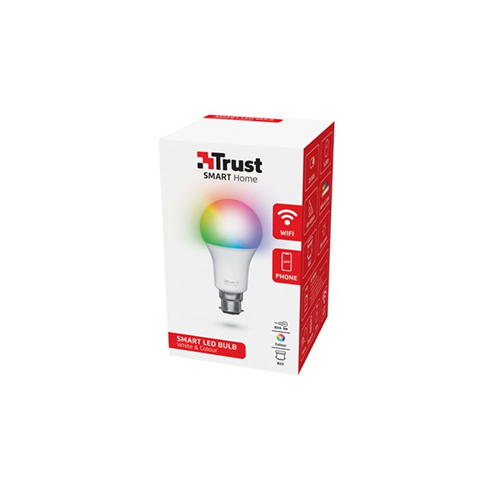 Trust - Trust B22 Smart WIFI Bulb White & Colour