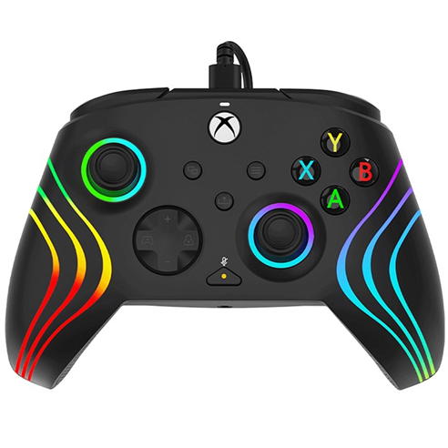 PDP - PDP Afterglow Wave Wired Xbox Controller: Black