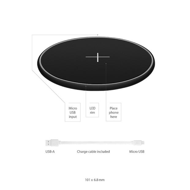 Electronics - JUICE - Juice 15W Wireless Charging Pad - Black