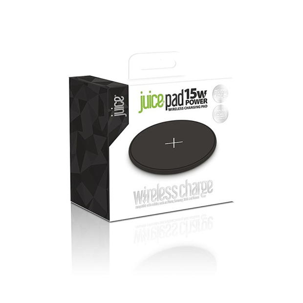 Electronics - JUICE - Juice 15W Wireless Charging Pad - Black