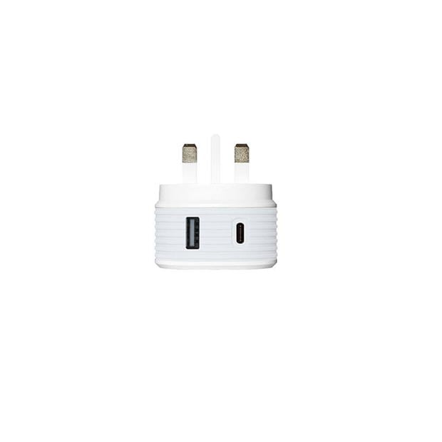 Electronics - JUICE - Juice 20W Dual Port USB A & C Mains - White