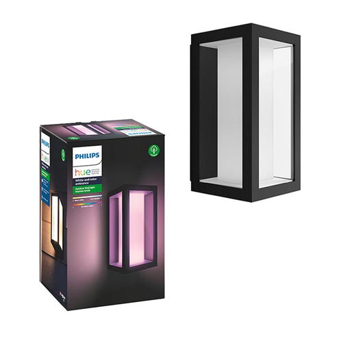 Exertis - Philips Hue Impress Outdoor Smart Wall Light Black