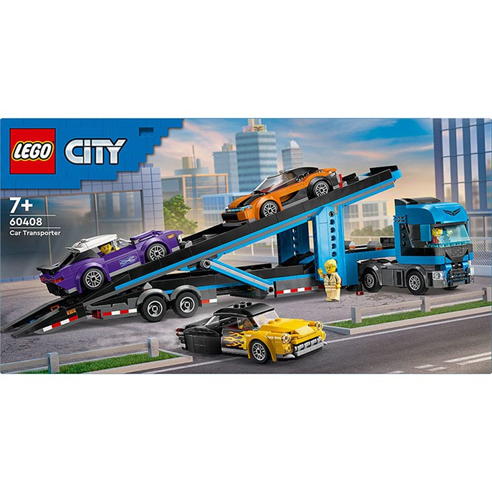 LEGO - LEGO 60408 Car Transporter Truck with Sports Cars