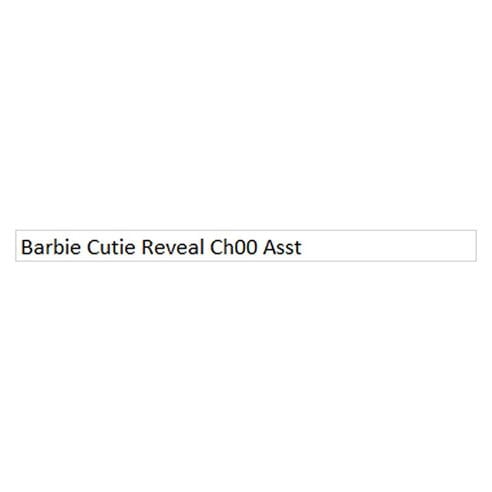 Barbie - Barbie Cutie Reveal Ch00