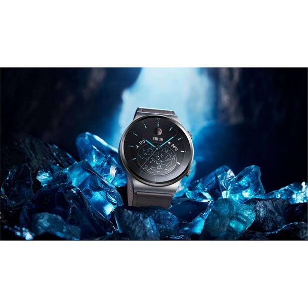 Electronics - Huawei - HUAWEI WATCH GT 2 Pro Black Fluoroelastomer Strap