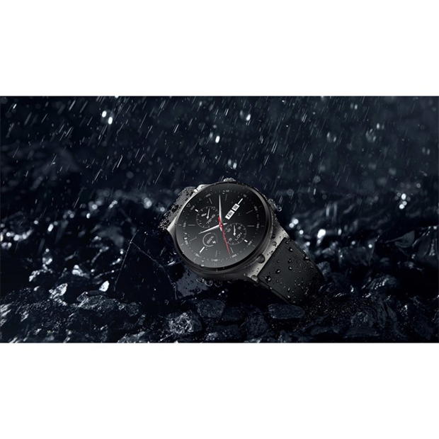 Electronics - Huawei - HUAWEI WATCH GT 2 Pro Black Fluoroelastomer Strap