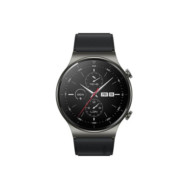 Electronics - Huawei - HUAWEI WATCH GT 2 Pro Black Fluoroelastomer Strap
