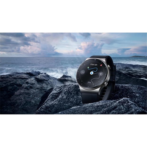 Electronics - Huawei - HUAWEI WATCH GT 2 Pro Black Fluoroelastomer Strap