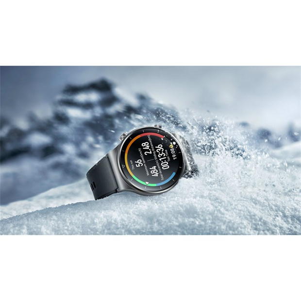 Electronics - Huawei - HUAWEI WATCH GT 2 Pro Black Fluoroelastomer Strap