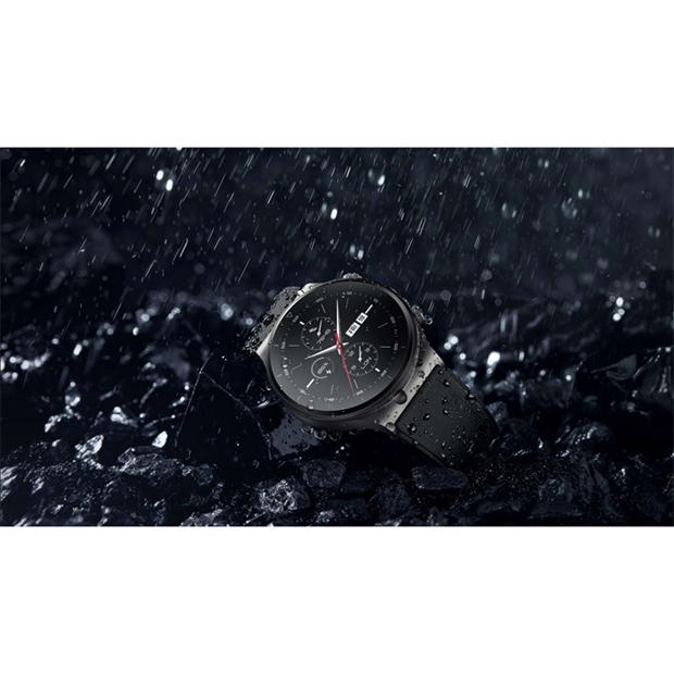 Electronics - Huawei - HUAWEI WATCH GT 2 Pro Black Fluoroelastomer Strap
