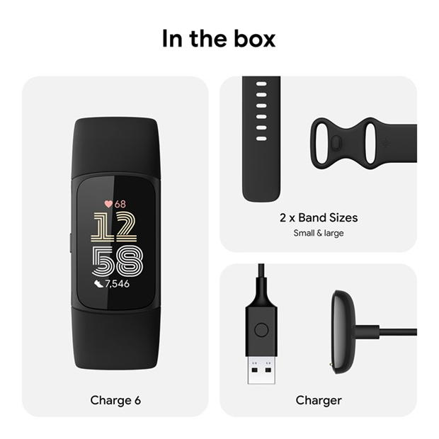 Merchandise - Fitbit - CHRGE 6 OBSIDIAN BLK