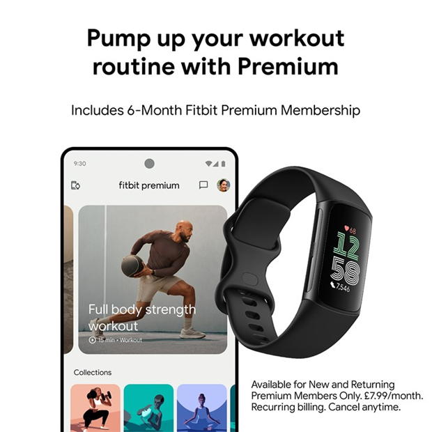 Merchandise - Fitbit - CHRGE 6 OBSIDIAN BLK