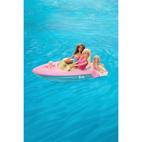 Barbie - Boat With Puppy And Accessories