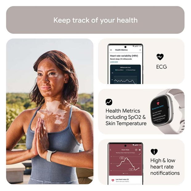 Electronics - Fitbit - FITBIT SENSE 2 LUNAR W