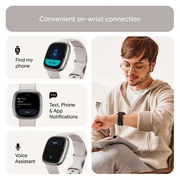 Electronics - Fitbit - FITBIT SENSE 2 LUNAR W