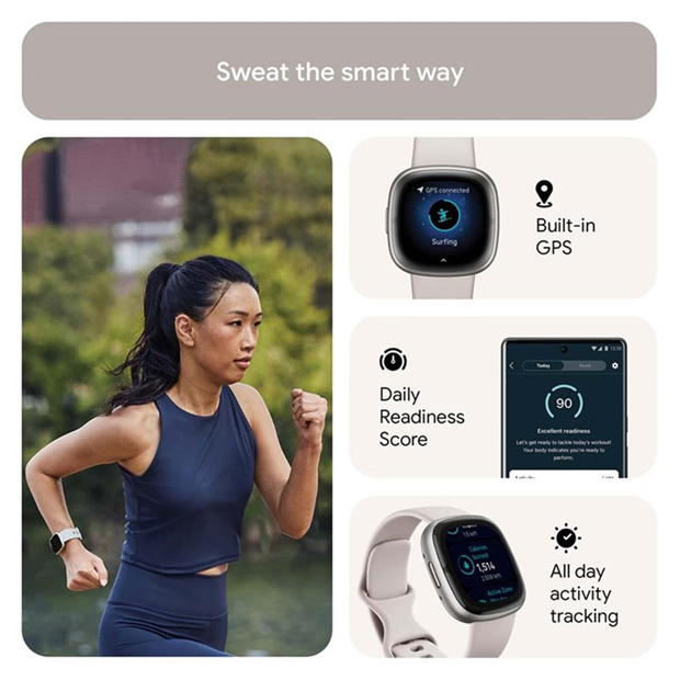 Electronics - Fitbit - FITBIT SENSE 2 LUNAR W