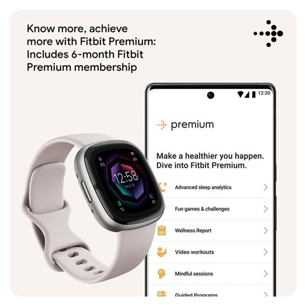 Electronics - Fitbit - FITBIT SENSE 2 LUNAR W